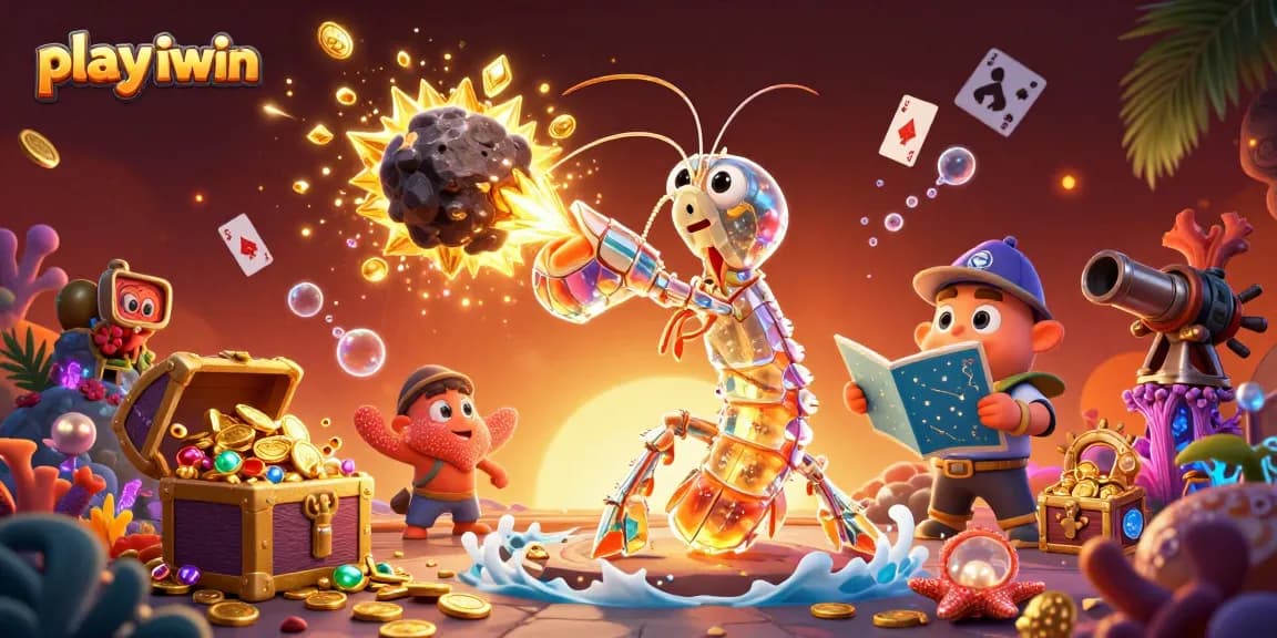 Play iwin with exciting games featuring a galactic samurai and treasures in a vibrant underwater scene.