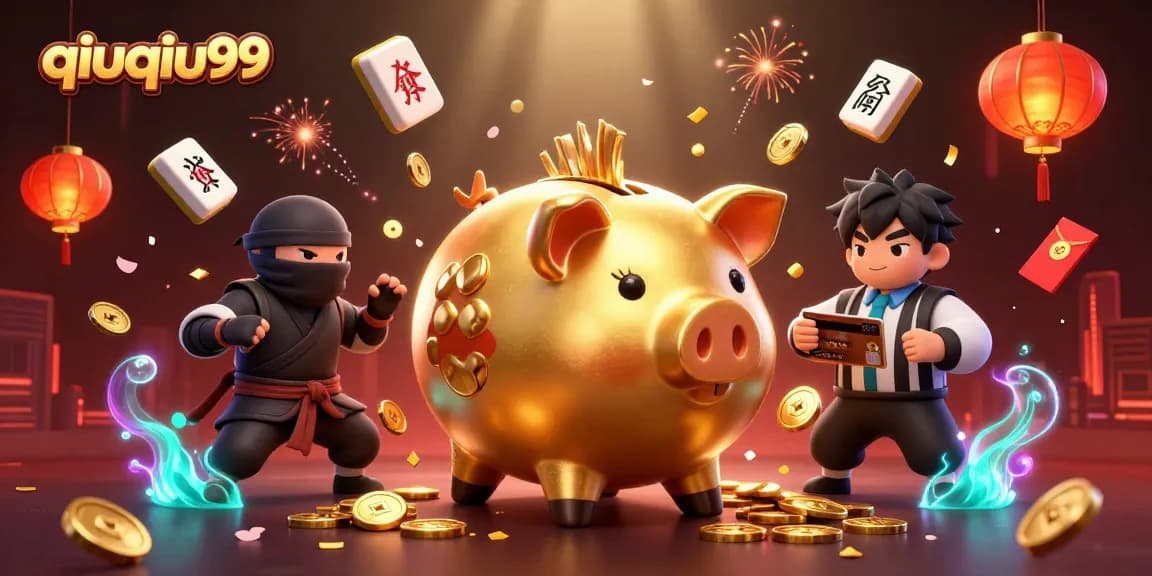 Experience thrilling action at qiuqiu99 with vibrant characters and festive gaming elements.
