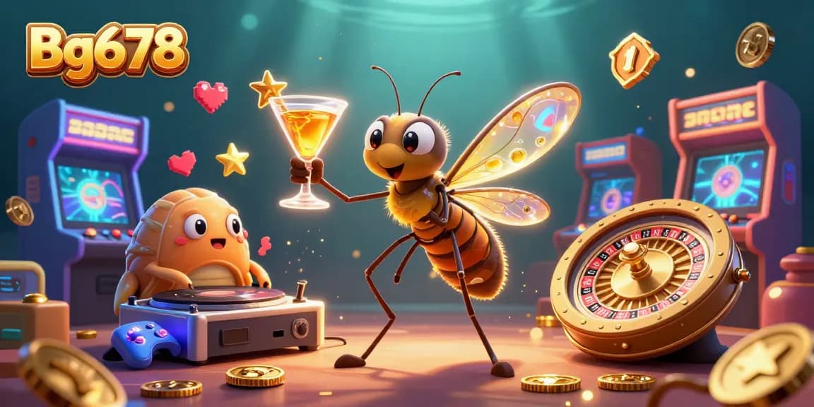 Join the fun of Bg678 with vibrant casino-themed gaming characters and dynamic elements.