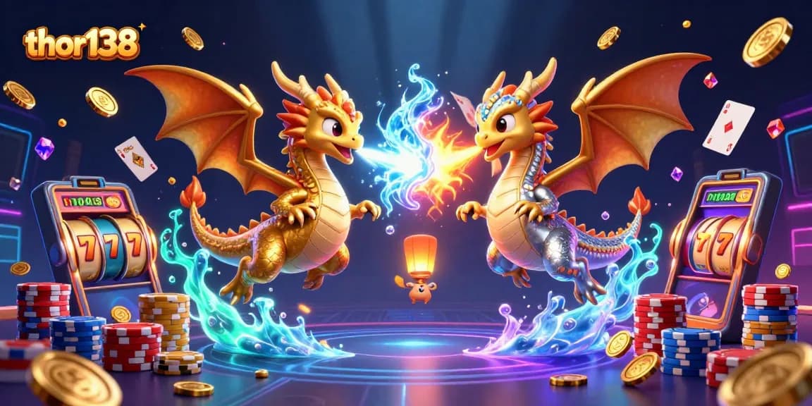 Memenangkan jackpot thor138 dengan slot dan kartu poker di ilustrasi kasino sureal