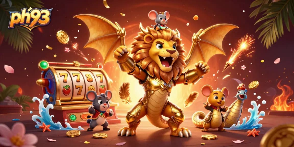 Experience exhilarating gaming adventures at ph33, featuring a dynamic chimera and immersive casino elements.