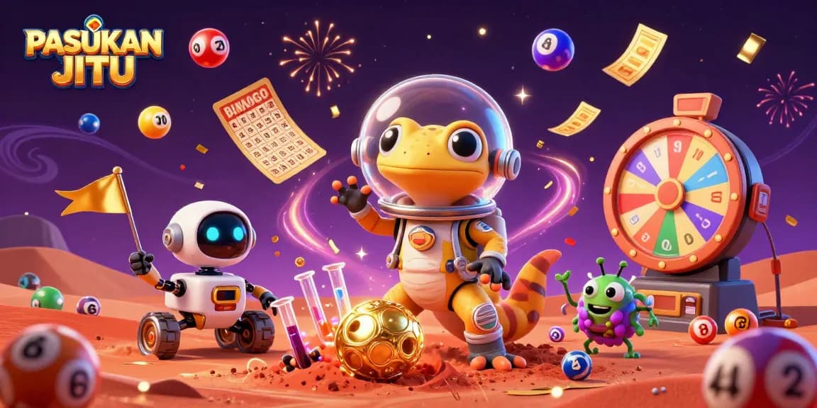 Experience PASUKAN JITU's vibrant gaming scene with dynamic lottery elements and excitement.