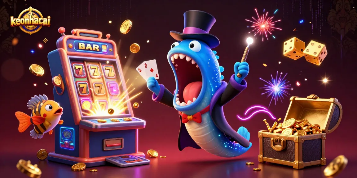 Experience thrilling gameplay in a vibrant keonhacai casino scene full of excitement and winning opportunities.