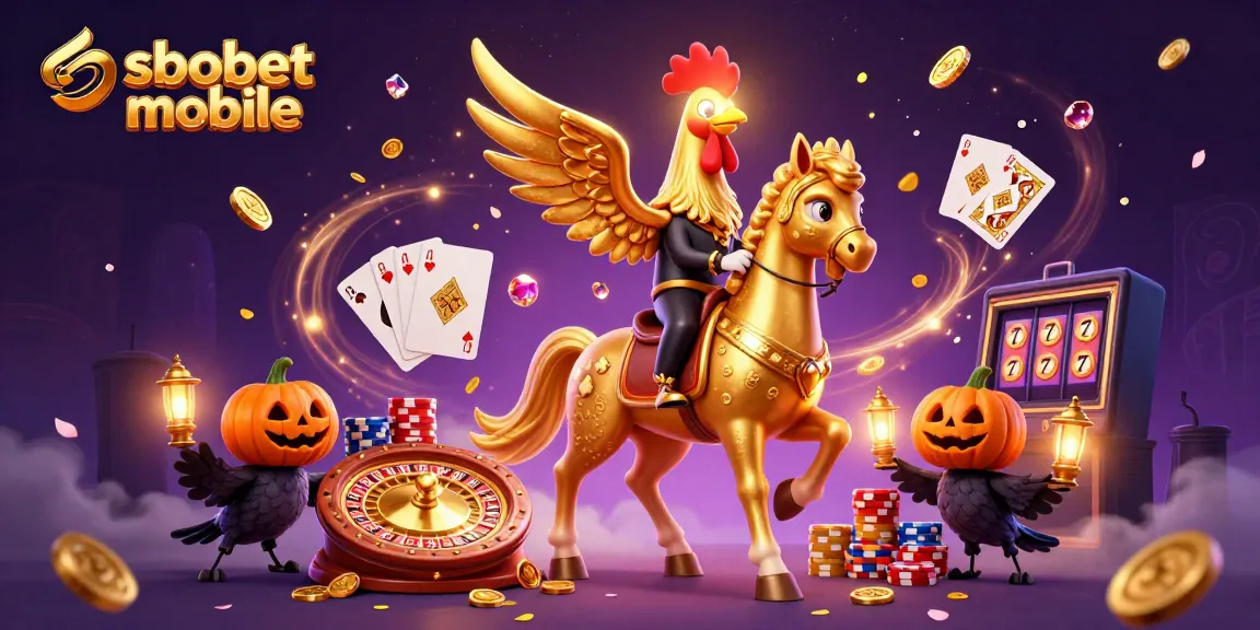 Bet on sbobet mobile with dynamic visuals from a magical midnight casino scene.