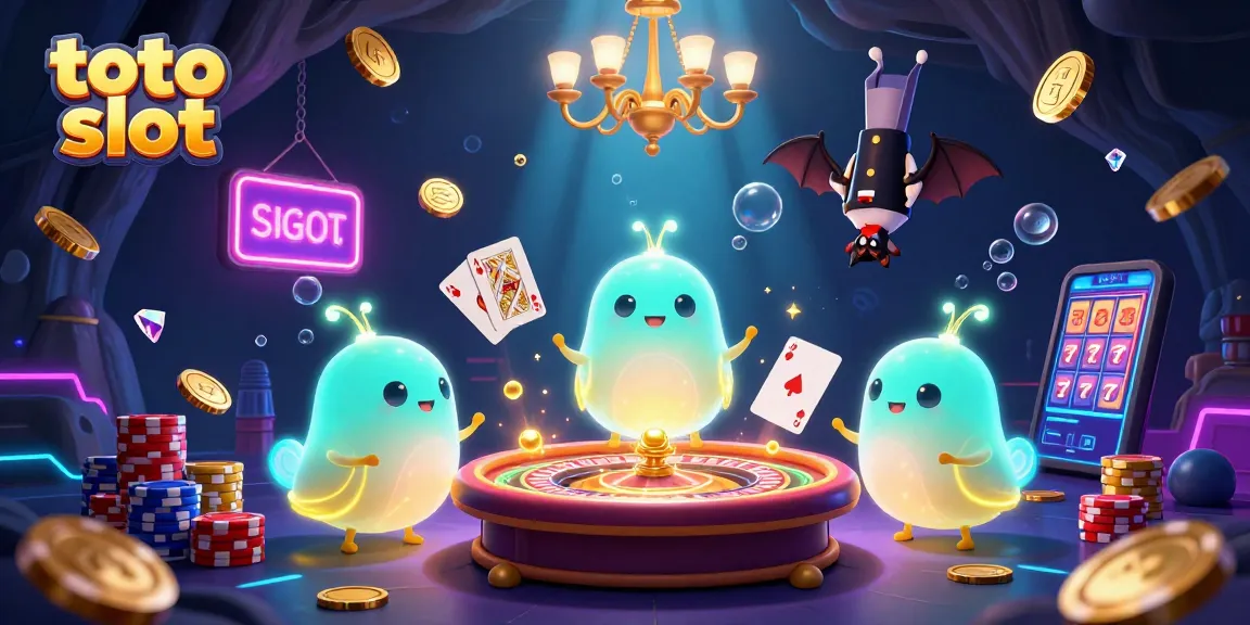 Experience thrilling gameplay with toto slot in a vibrant 3D cave casino illuminated by glowworms and dynamic game elements.