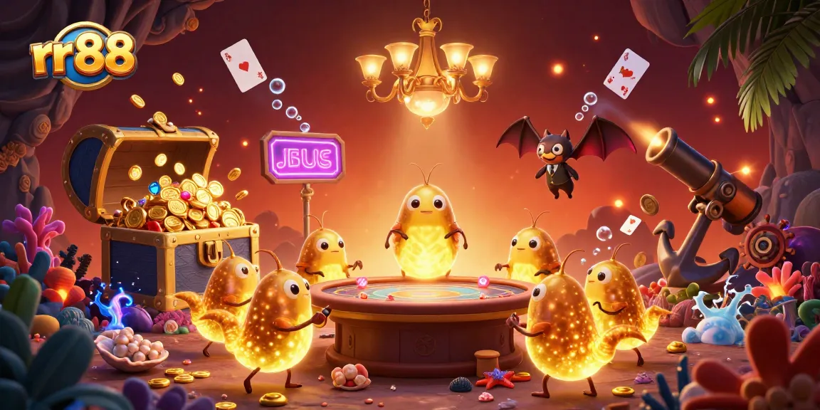 Experience thrilling gameplay with rr 88 in a vibrant 3D cave casino, illuminated by glowing elements.