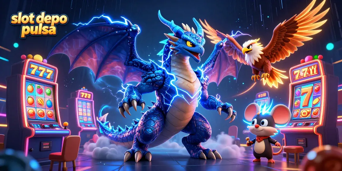 Slot depo pulsa menghadirkan keseruan permainan slot dengan simbol berkilau dan jackpot.