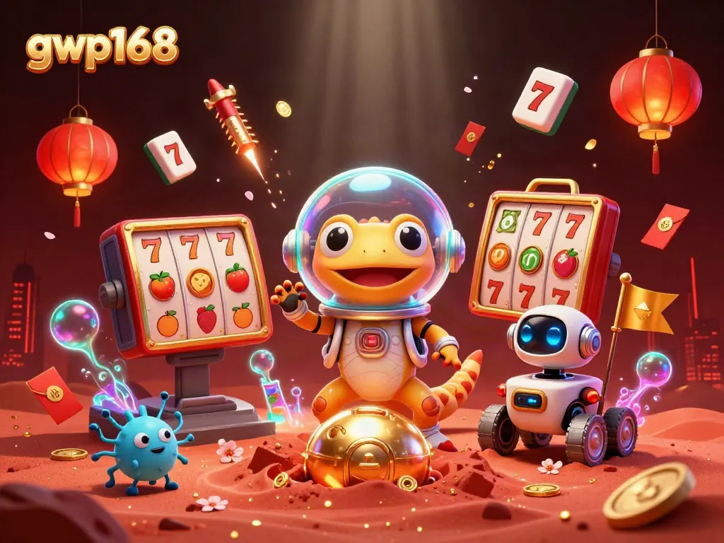 GWP168 menawarkan pengalaman bermain game online dengan tema kasino menggembirakan di Mars.