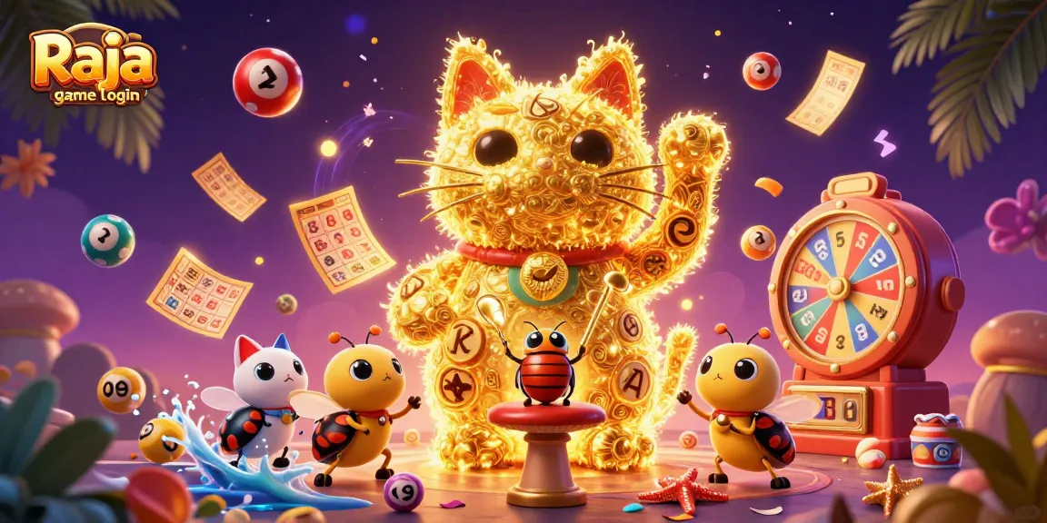 Experience thrilling wins with Raja game login featuring vibrant casino elements.