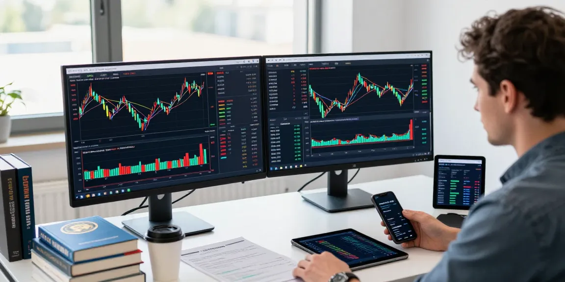На экране видны графики bitmex отзывы и активная торговля криптовалютами в современном офисе.