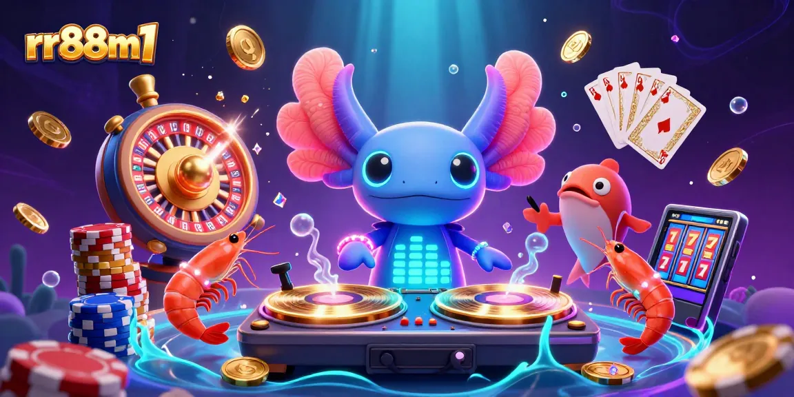 Experience thrilling action with rr88m1 at an ultra-detailed 3D casino scene showcasing vibrant characters and dynamic game elements.