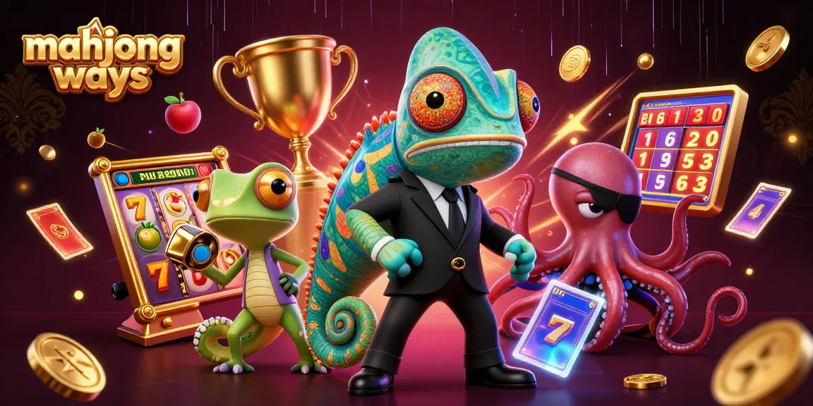 Experience the thrill of mahjong ways with dynamic 3D characters and casino elements in action.