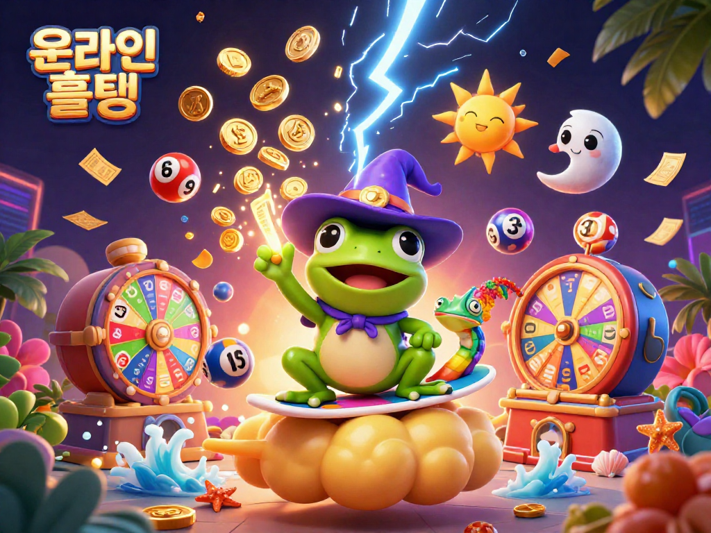 온라인홀덤에서 안전하고 전략적인 게임을 즐기는 장면의 일러스트레이션입니다.