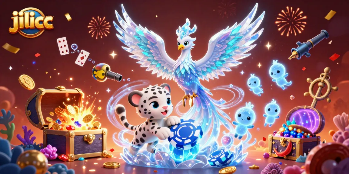 Experience thrilling gaming with jilicc at a vibrant online casino featuring diverse characters and elements.