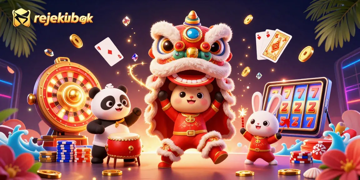 Unleash your luck with the rejekibet apk, featuring dynamic scenes of exciting slot games and winning moments.