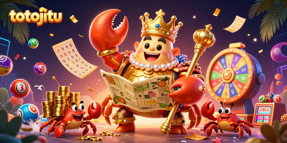 Engage in thrilling gaming adventures with totojitu through animated characters and vibrant casino elements.