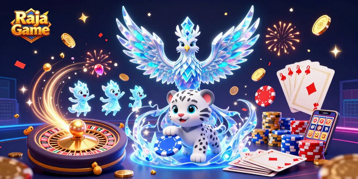 Engage with Raja Game as you spin colorful reels and win exciting rewards in this vibrant online casino scene.