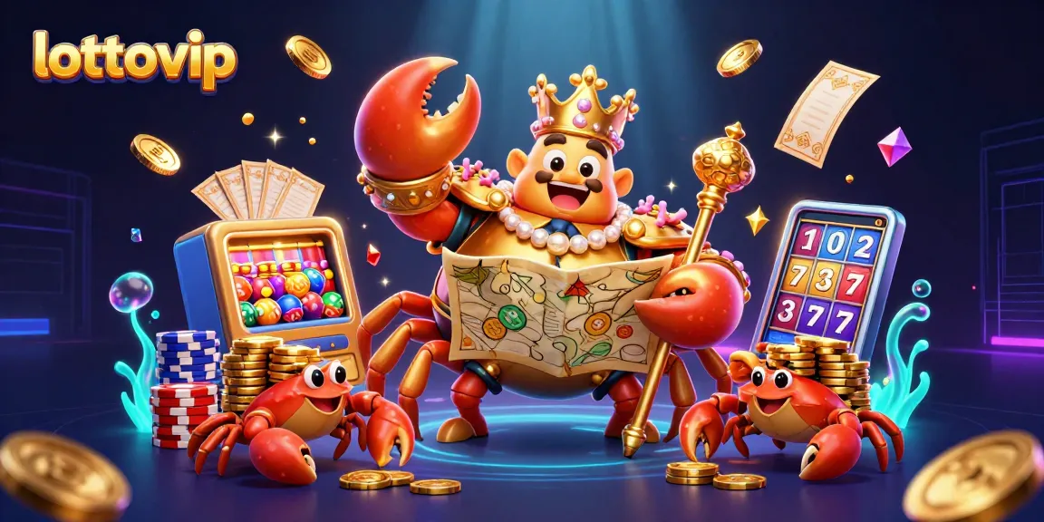 lottovip menawarkan jackpot menarik dengan karakter gurita emas dan elemen lotere yang memikat.
