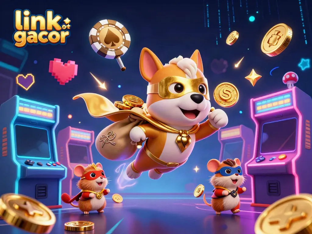 Bermain slot gacor di platform terbaik dengan superhero dan elemen permainan yang berkilau.