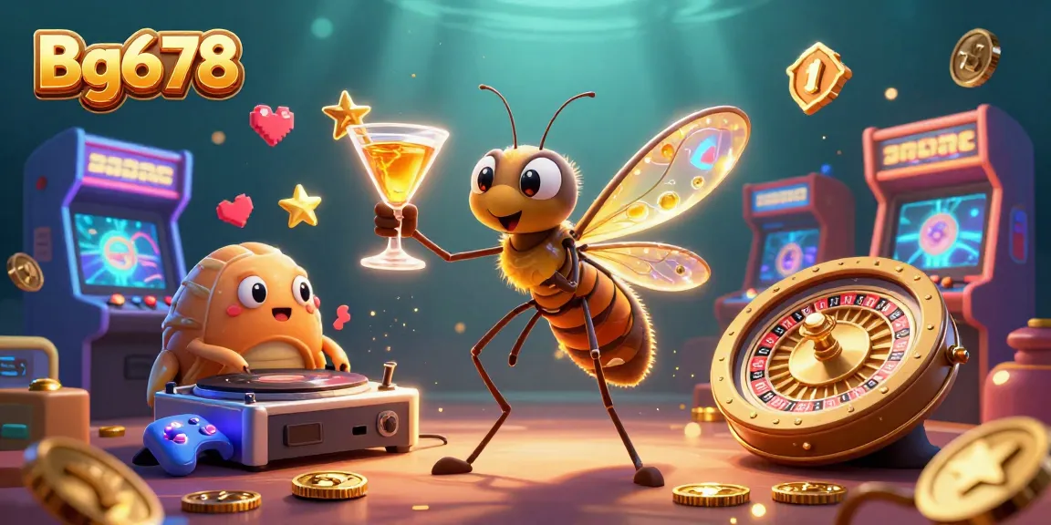 Join the fun of Bg678 with vibrant casino-themed gaming characters and dynamic elements.