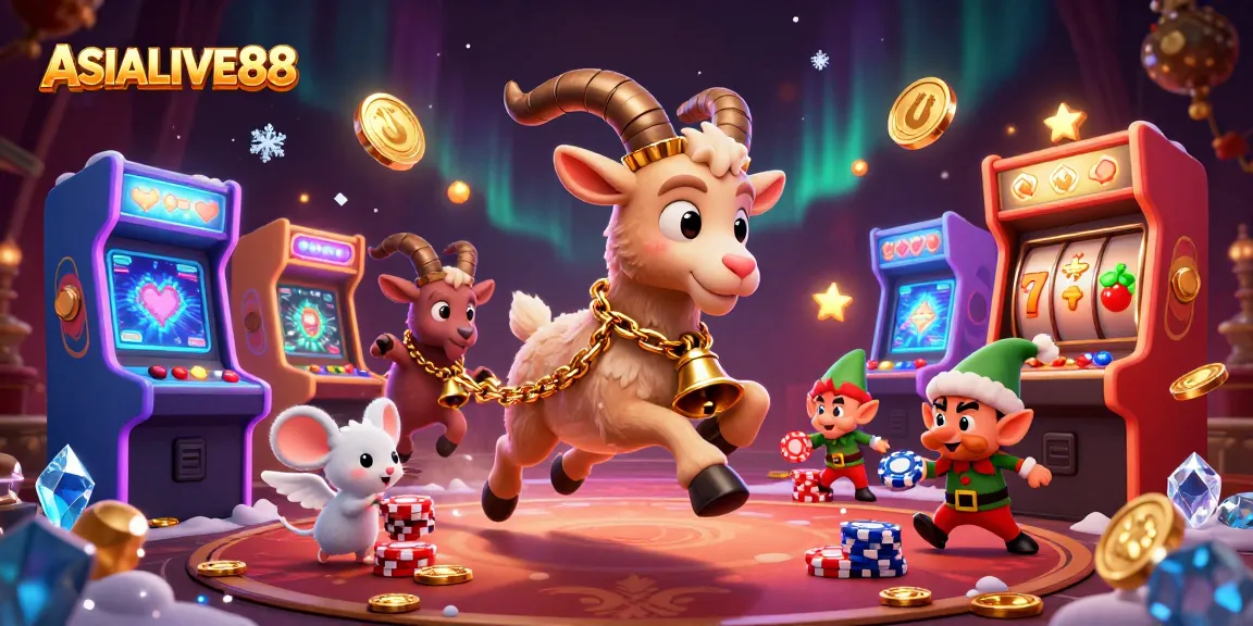 Experience the thrilling world of ASIALIVE88 with festive casino characters engaging in high-stakes gaming.