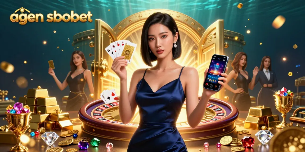 Engage with agen sbobet through a vibrant, dynamic casino scene showcasing winning potential.