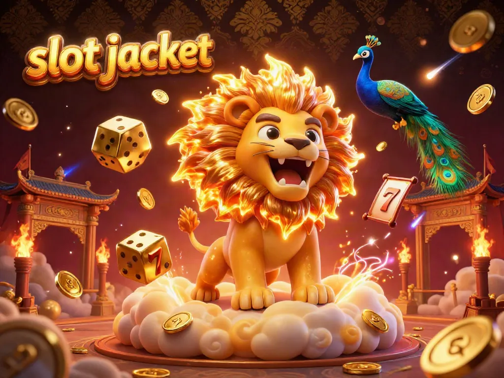 Experience the thrill of slot jackpot wins with our vibrant 3D digital illustration featuring dynamic casino elements.