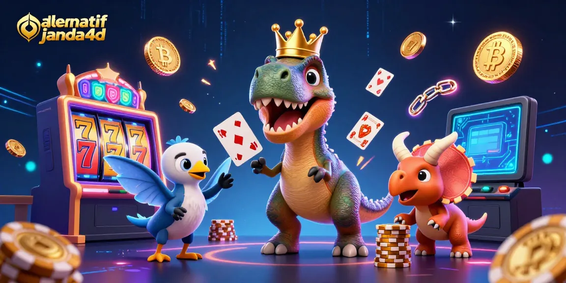 Tambahkan pengalaman judi yang mengasyikkan dengan alternatif janda4D dalam ilustrasi kasino ini.