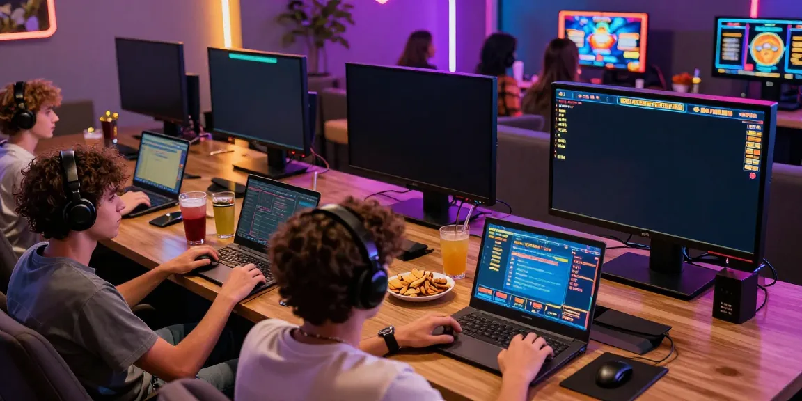 Exciting bro138 gaming hub scene with players enjoying online slots and dynamic live updates.