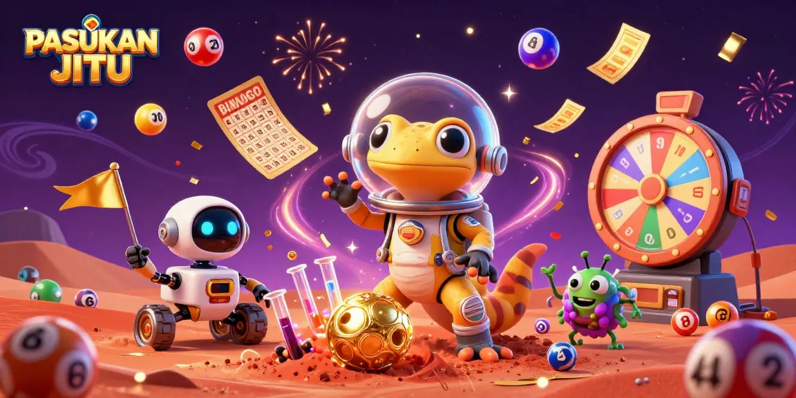 Experience PASUKAN JITU's vibrant gaming scene with dynamic lottery elements and excitement.