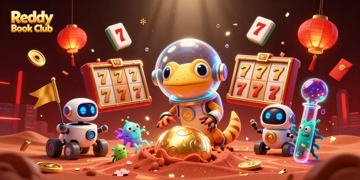 Join the fun with Reddy Book Club as a Martian gecko discovers a vibrant casino filled with treasures!