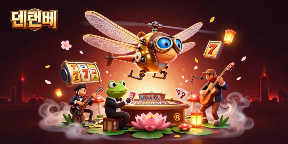 Experience the thrilling world of 텐텐벳 with vibrant casino action featuring unique characters and elements.