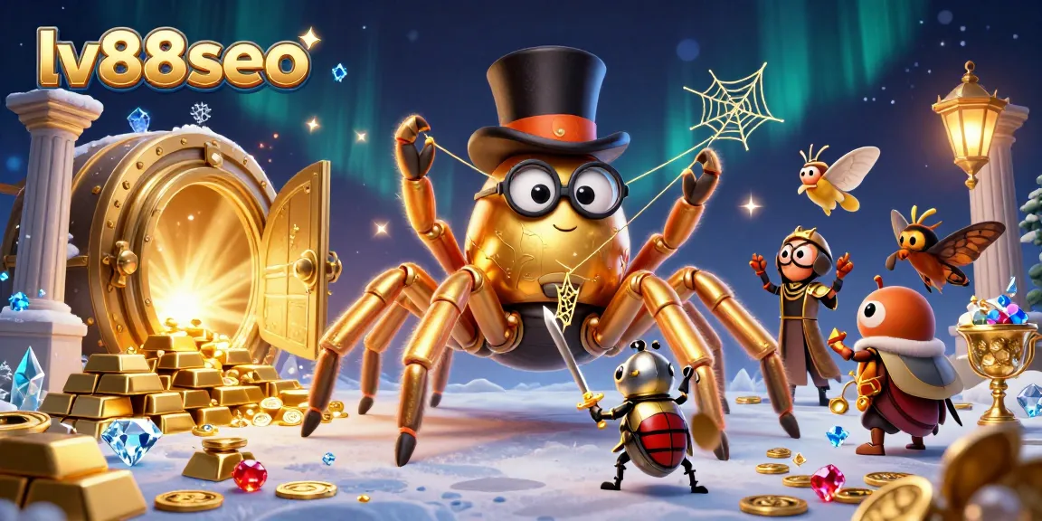 Engage in thrilling gaming action at lv88seo amidst a vibrant casino scene with dazzling jewels.