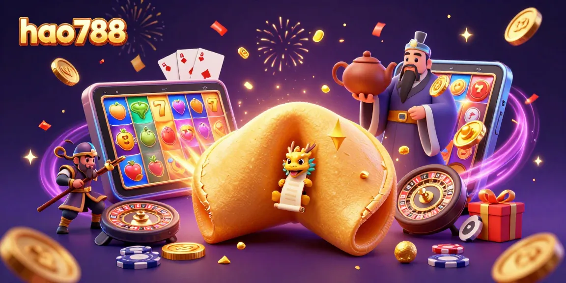Permainan slot yang menyenangkan di HAO788, dengan simbol keberuntungan dan hadiah menarik.